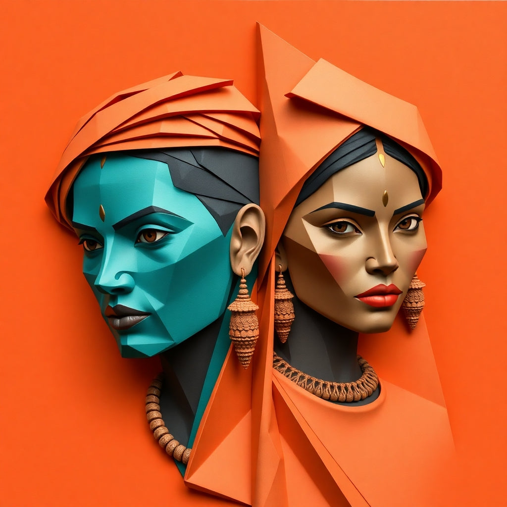 Doogal Art-Origami Tribal Art