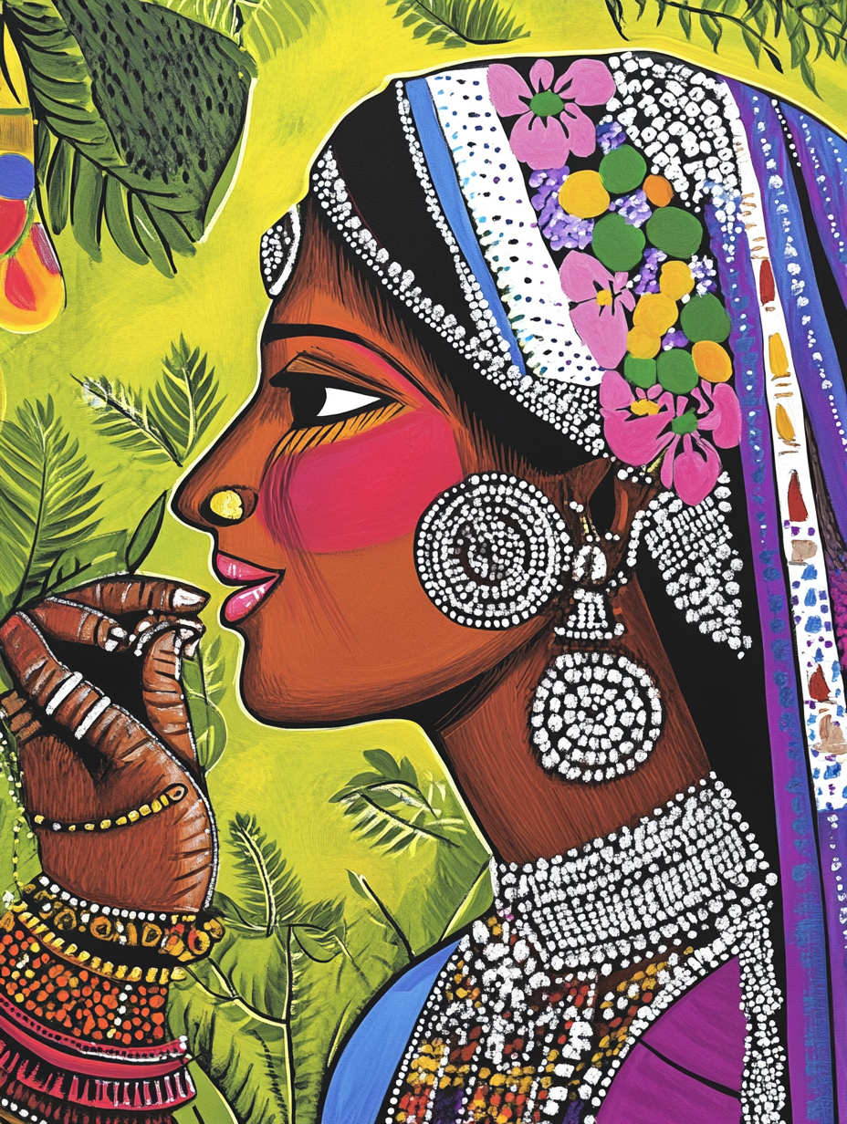 Vibrant Echo: A Pop Art Portrait
