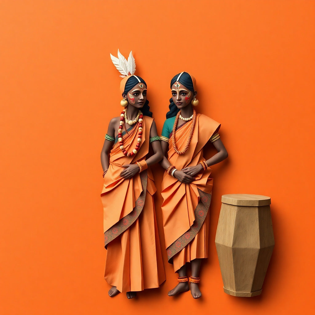 Digital Origami: Tribal Art Reimagined