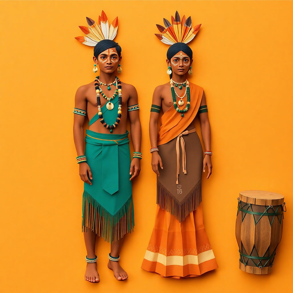 Digital Origami: Tribal Art Reimagined